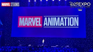 MARVEL STUDIOS D23 ANIMATION FULL PANEL PRESENTATION XMen 97 Season 2 SpiderMan Marvel Zombies [upl. by Gerek]