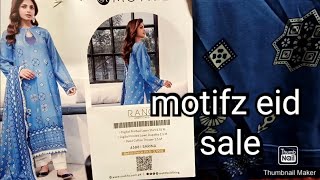 motifz 50  off sale on luxury collection 2024 big eid collection [upl. by Ailongam]