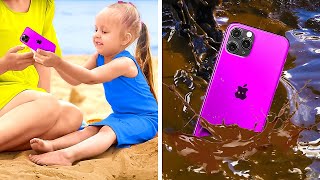 When You Have CUTE But NAUGHTY KIDS Smart Hacks DIYs AND Gadgets For Parents [upl. by Enneyehs]