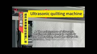 What are the advantages of ultrasonic pleating cotton machine in energy saving [upl. by Antonina]