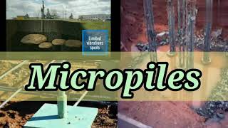 Micropile  Advantages of Micropile  Disadvantages  Installation of Micropiles  Shiwani Jha [upl. by Del572]