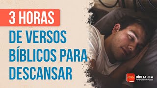 SALMOS PARA DORMIR A NOITE TODA  VERSÍCULOS BÍBLICOS  SOM DE CHUVA  Biblia JFA Offline [upl. by Cristiona]