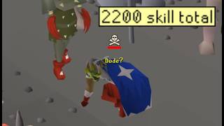 Antipking in Wildy to 2200 Total Level [upl. by Omsare169]