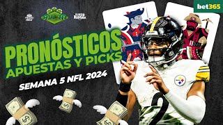 Pronósticos de apuestas semana 5 NFL 2024  AllIn con nacionapuestas [upl. by Dodwell]