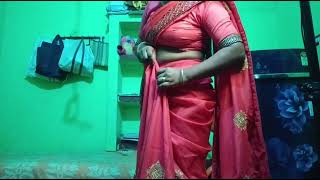 Open pallu saree draping 🥻sareedraping openpallu saree [upl. by Notsirb940]