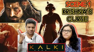 Kalki Movie Reaction Scene 1  Lord Krishnas Curse Scene  Prabhas Amitabh Bachchan  kalki2898ad [upl. by Sawyor]