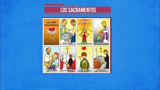 Los Sacramentos de la Iglesia canto para ayudar a aprenderse los Sacramentos [upl. by Ivanah]