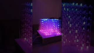 888 RGB LED cube [upl. by Jakoba]