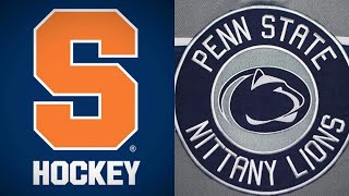 Syracuse 2 Penn State 3 OT Women’s Hockey Goal Highlights Oct 3124 [upl. by Audley]