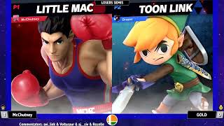 McChutney Little Mac vs GOLD Toon Link  KO Fight Night Qualifier 7 [upl. by Oiramat]