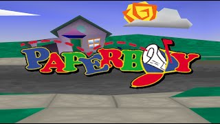 Nintendo 64 Longplay 009 PaperBoy [upl. by Valentin]