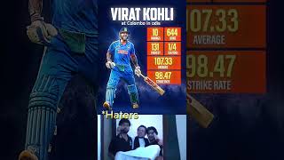 VIRAT KOHLI ODI PERFORMANCE IN COLOMBO 🚨🔝 cricket viratkohli virat shorts [upl. by Nidia]