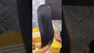 Hair straightening  short video  real video  wangsu vlog [upl. by Atnahs539]