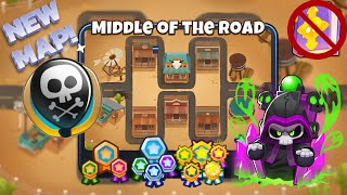 NEW MAP Middle Of The Road Apopalypse Guide  No Monkey Knowledge  BTD 6 2023 Updated 4K [upl. by Rufford]