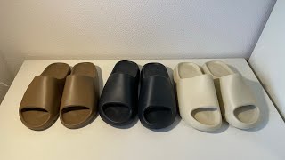 30 DHgate Yeezy Slides How good are they Unboxing  Review [upl. by Nedgo]