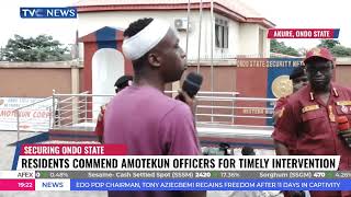 Ondo Amotekun Parades 7 Suspected Criminals [upl. by Oman]