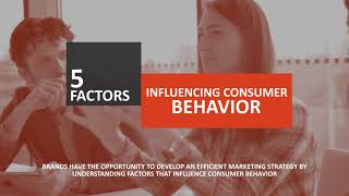 What are the 5 Factors Influencing Consumer Behavior [upl. by Ibloc577]