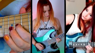 3 quotEASY“ amp Short Metallica Kirk Hammett Solos for very ambitious beginners [upl. by Athey587]