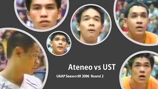 Ateneo vs UST OT Game 2006 UAAP 69 Intal Chris Tiu Escalona vs Jervy Cruz Dylan Ababou Evangelista [upl. by Norrek815]