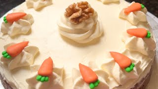 The Easy Carrot Cake With Cheese frosting  Neelos kitchen [upl. by Daniella]