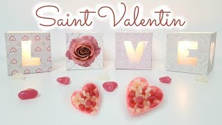 DIY DÉCORATIONS POUR LA SAINT VALENTIN [upl. by Ebeneser]