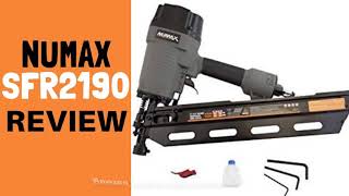 NuMax SFR2190 Framing Nailer Review [upl. by Kezer]