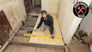 How to Install a Wood Subfloor [upl. by Salina480]