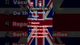 Apprend langlais en 1 minute 🗣🇬🇧 6 anglais expression 1minute apprentissage leçon liste [upl. by Netnert]