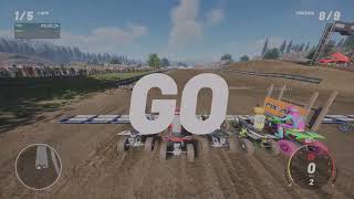 MX vs ATV LegendsMX Shredders Quad Tournament Rd 9 at Archer National Moto 2 [upl. by Aihsetel]