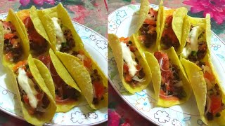 Beef Tacos RecipeCrispy and Tasty Maxican Taco Recipe [upl. by Magda]