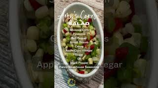 Easy and delicious Corn Salad Best side dish for Thanksgiving dinner Best Corn salad recipe [upl. by Abbot]