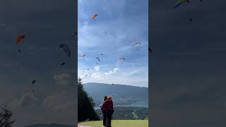 Francja Annecy  Planfait paragliding wyjazdparalotniowy wgorachjestwszystkocokocham mountains [upl. by Enelime]