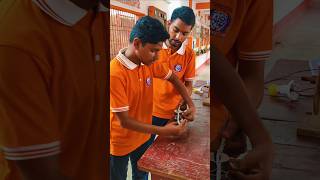 Pin type insulator bending electrician practical electrician [upl. by Aehsrop441]