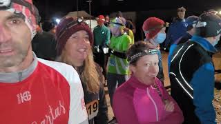 1 sur 2  arrivée du trail nocturne de Chanac  Reportage KWZ tv Lozère  jan 2022 [upl. by Ennaj]