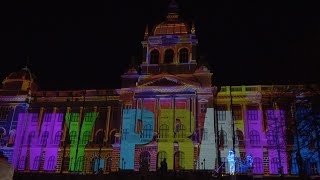 Prague New Years Eve Videomapping 01012020 at National Museum 4K [upl. by Anyrak272]