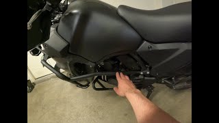 TREX Crash Bar Leg Room 2022 KLR 650 ADV [upl. by Cyprio590]