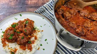 Soutzoukakia  Greek Meatballs in Tomato Sauce [upl. by Alisia]