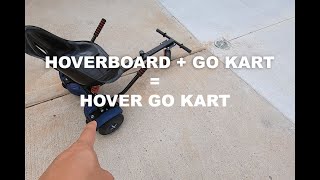 DIY Hoverboard Kart  Hover Kart  Hoverboard Go Kart [upl. by Aliuqehs]