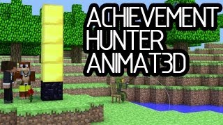 Achievement Hunter Animat3D Short Minecraft Animation [upl. by Oecile]