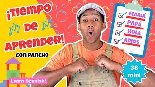 ¡APRENDE PALABRAS BÁSICAS con PANCHO Desarrollo del Lenguage con un Profesor Learn Spanish [upl. by Annaliese]