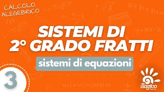 Sistemi di 2° grado  fratti  3 [upl. by Nahtnaoj]