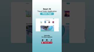 ✈️ React JS Tutorial  TRAVEL WEB APPLICATION  Download Full Source Code shorts [upl. by Inalaek497]