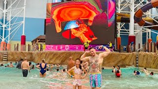 BEST RESORT IN TEXAS  KALAHARI RESORT  AMERICAs LARGEST INDOOR WATER PARK  SKYE and Family [upl. by Galang]