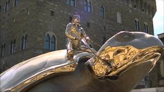 Spiritual Guards di Jan Fabre inaugurata in piazza della Signoria e Palazzo Vecchio [upl. by Barnett703]