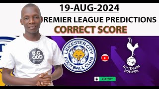 LEICESTER CITY vs TOTTENHAM HOTSPUR  ENGLISH PREMIER LEAGUE 202425 [upl. by Ambie]