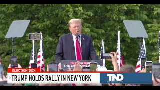 Trump first presidential candidate to campaign in New York City in decades speaks in the Bronx [upl. by Frederiksen802]