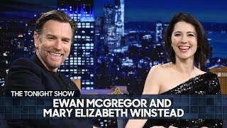 Ewan McGregor and Mary Elizabeth Winstead talk Star Wars Meeting Grogu and A Gentleman in Moscow [upl. by Mellen]