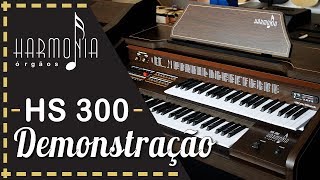 Novidade do órgão Harmonia HS75 Prime [upl. by Ebbarta159]