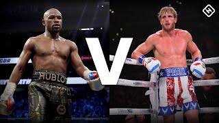 Logan Paul vs Floyd Mayweather FULL FIGHT HD [upl. by Mahda]