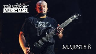 Ernie Ball Music Man John Petrucci Majesty 8 string  Playthrough By Michel Oliveira [upl. by Yenaj]